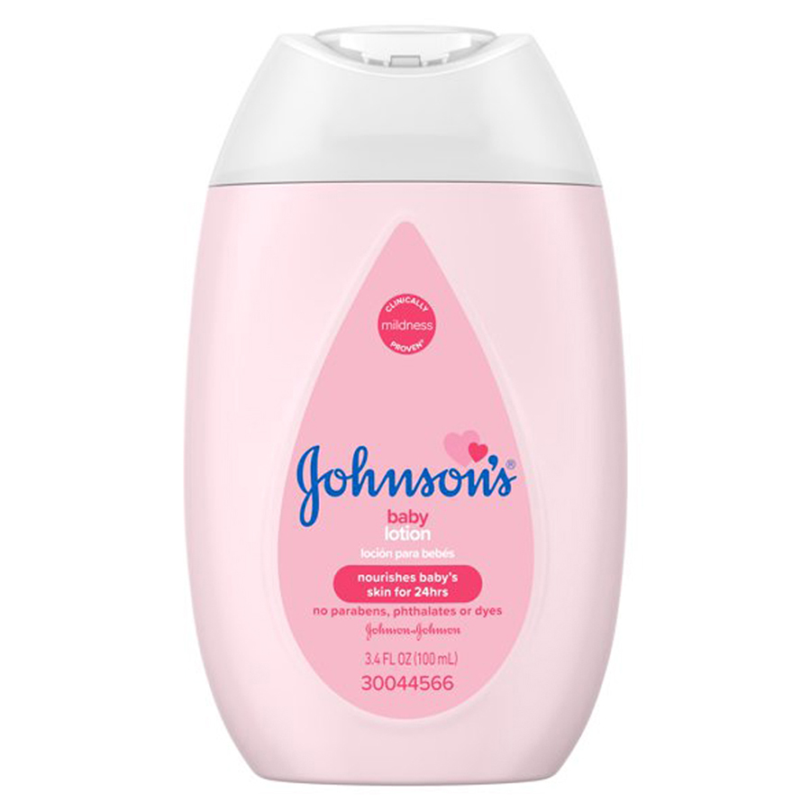 JOHNSON'S BABY LOTION 3.4 OZ / 100 ML REGULAR PINK  (48 Pack)