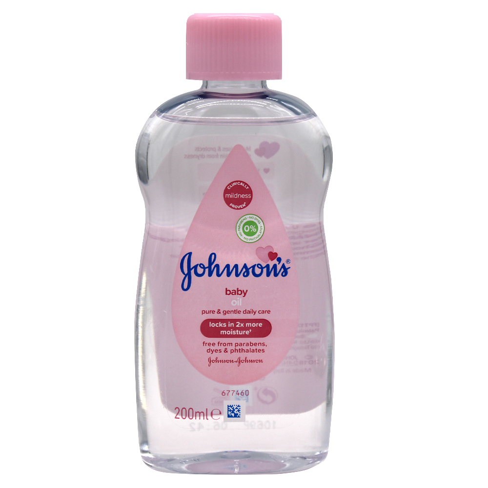 [12912] JOHNSON'S BABY OIL 6.8 OZ/200ML ORIGINAL  (24 Pack)