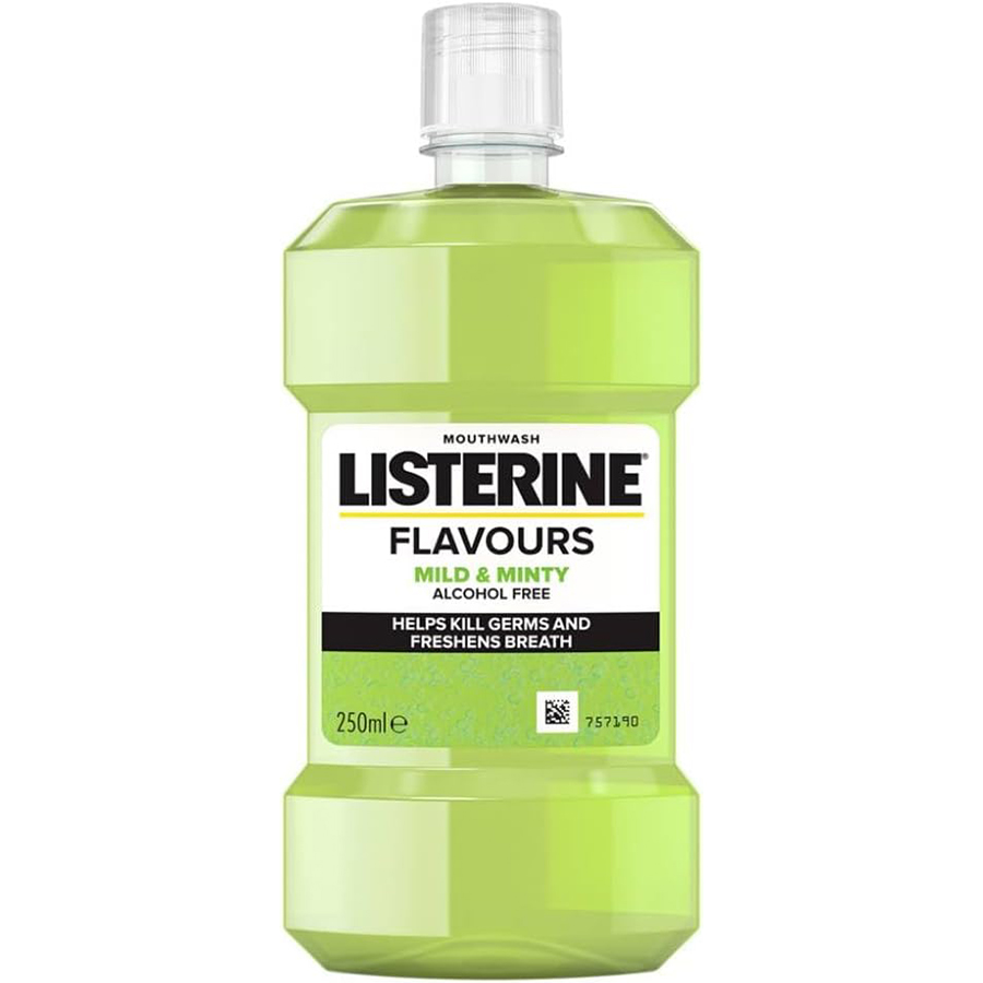[13065] LISTERINE  MOUTH WASH 250 ML MILD & MINTY  (6 Pack)