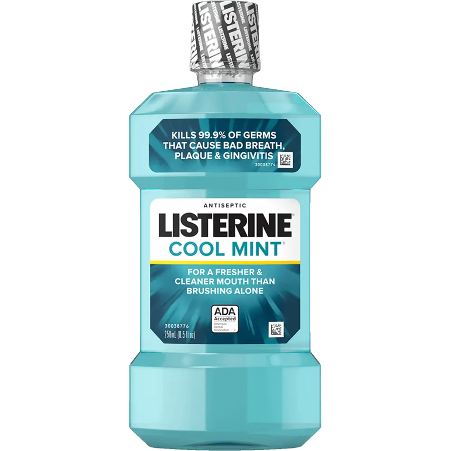 [13075] LISTERINE MOUTHWASH 250 ML COOL MINT ( IMP )  (24 Pack)