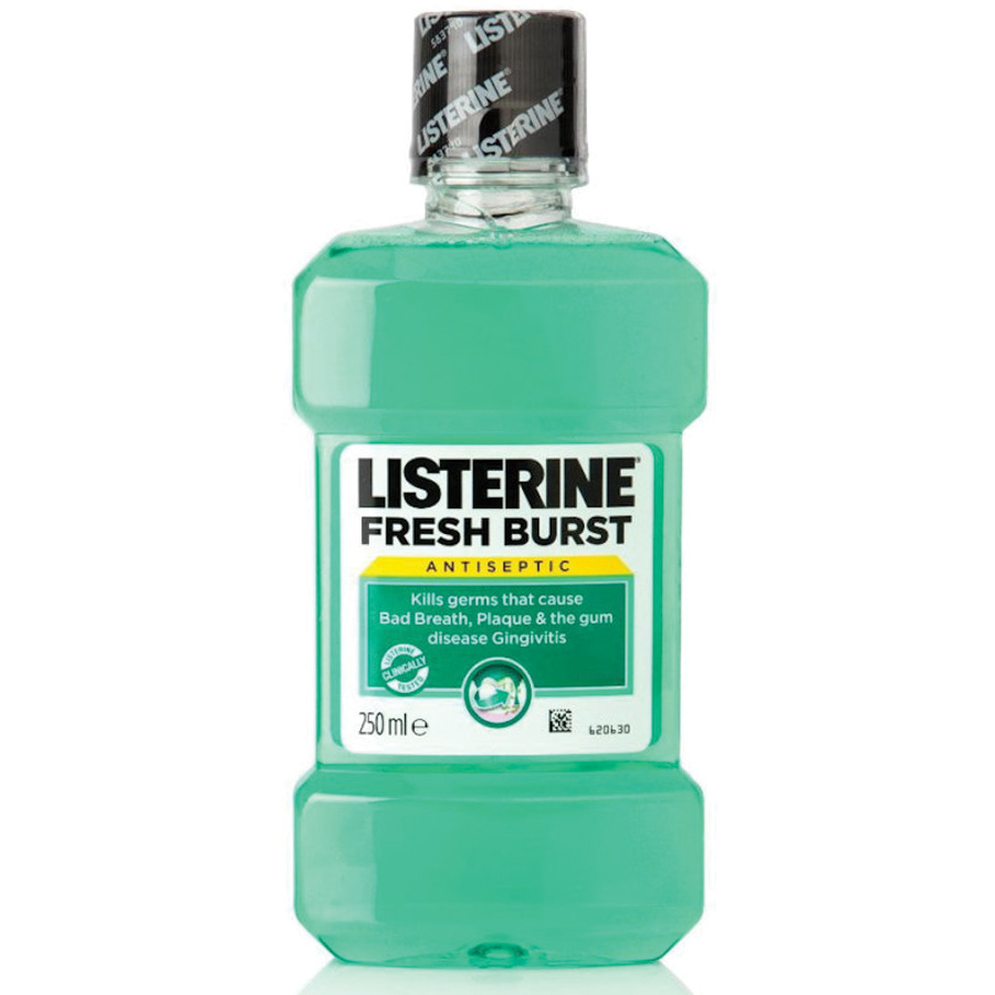 [13077] LISTERINE MOUTHWASH 250 ML FRESH BURST ( IMP )  (12 Pack)
