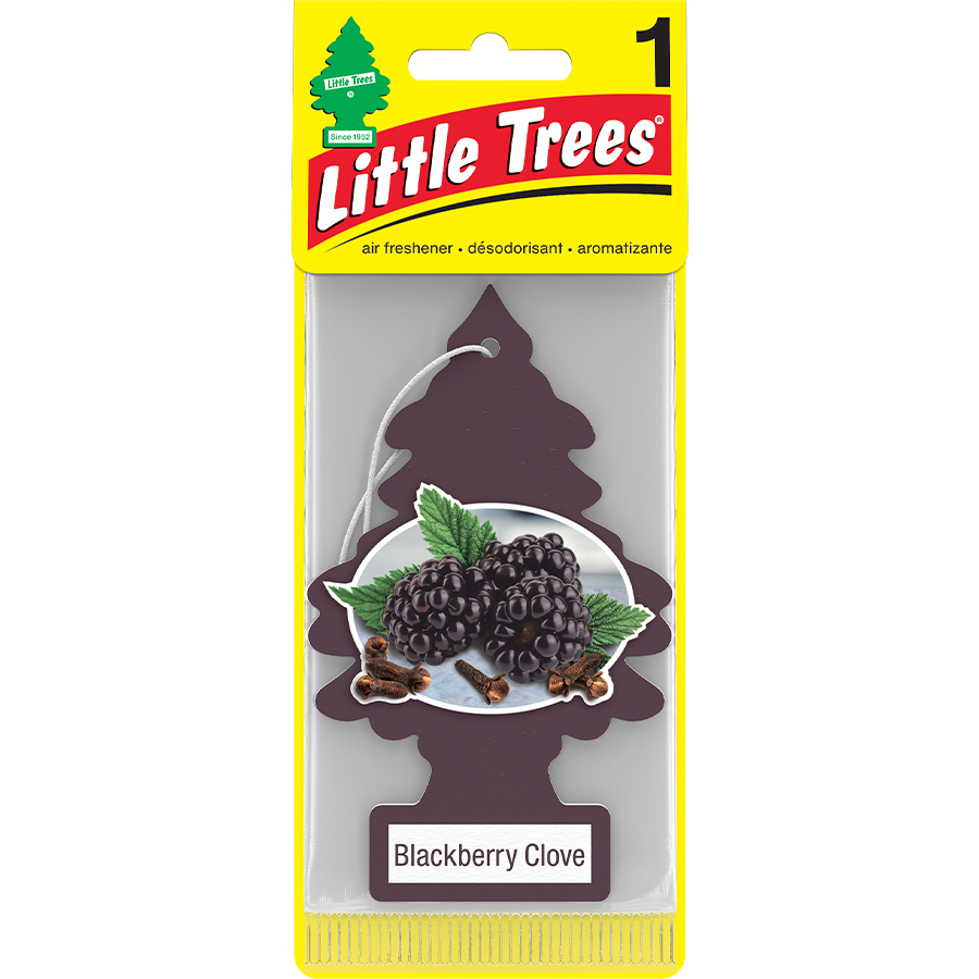 [13097] LITTLE TREES CAR FRESHENER 1 CT BLACK BERRY CLOVE  (144 Pack)