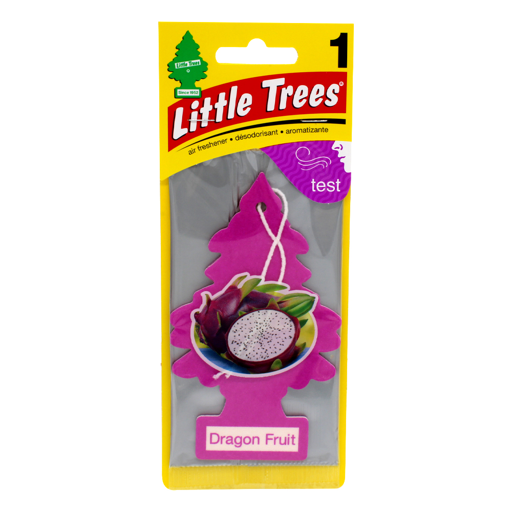 [13118] LITTLE TREES CAR FRESHENER 1 CT DRAGON FRUIT  (144 Pack)