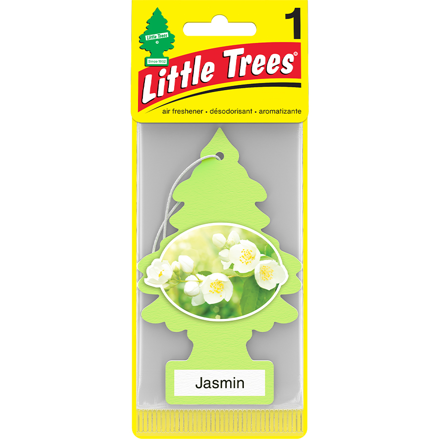 [13134] LITTLE TREES CAR FRESHENER 1 CT JASMIN  (144 Pack)