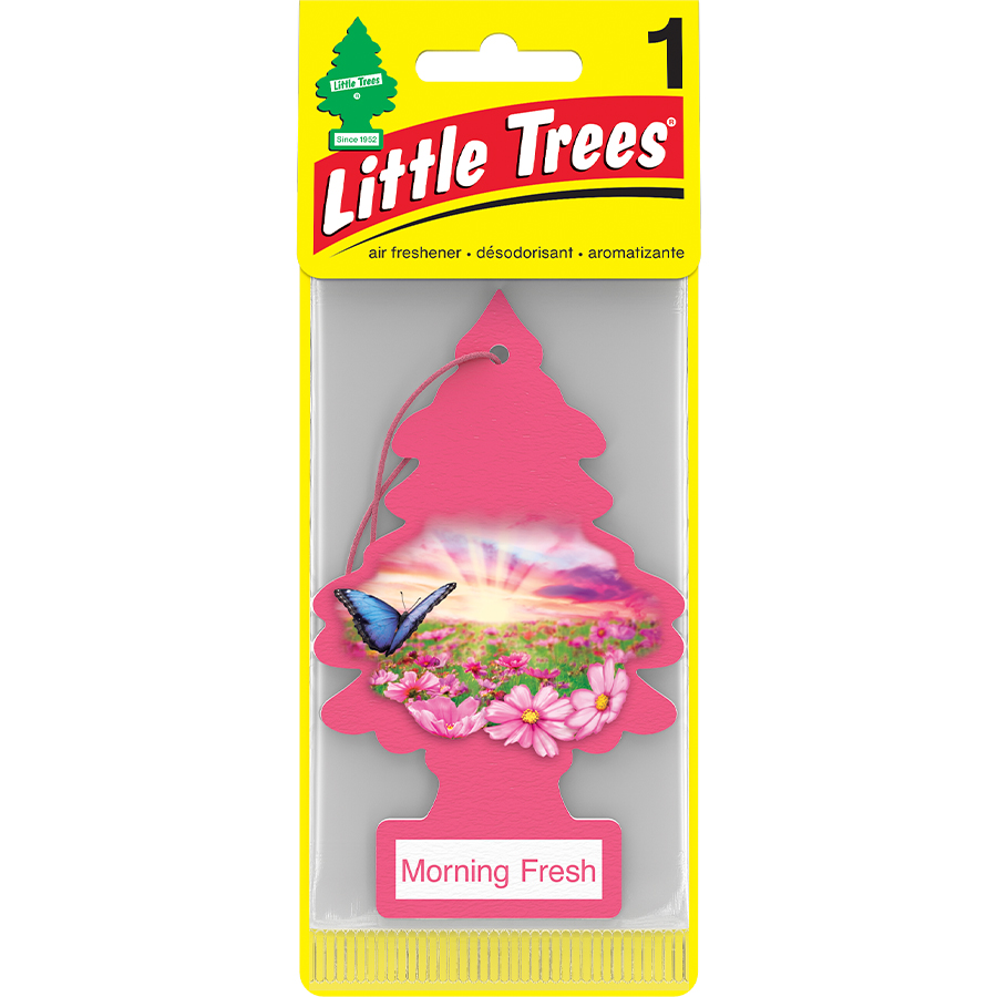 [13138] LITTLE TREES CAR FRESHENER 1 CT MORNING FRESH  (144 Pack)