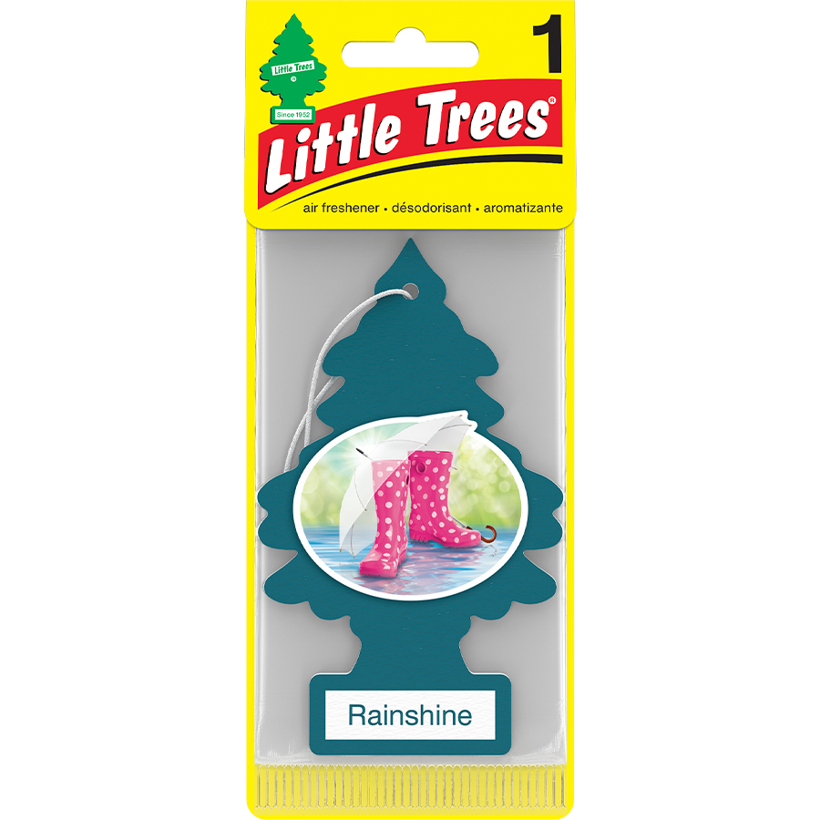 [13149] LITTLE TREES CAR FRESHENER 1 CT RAINSHINE  (144 Pack)