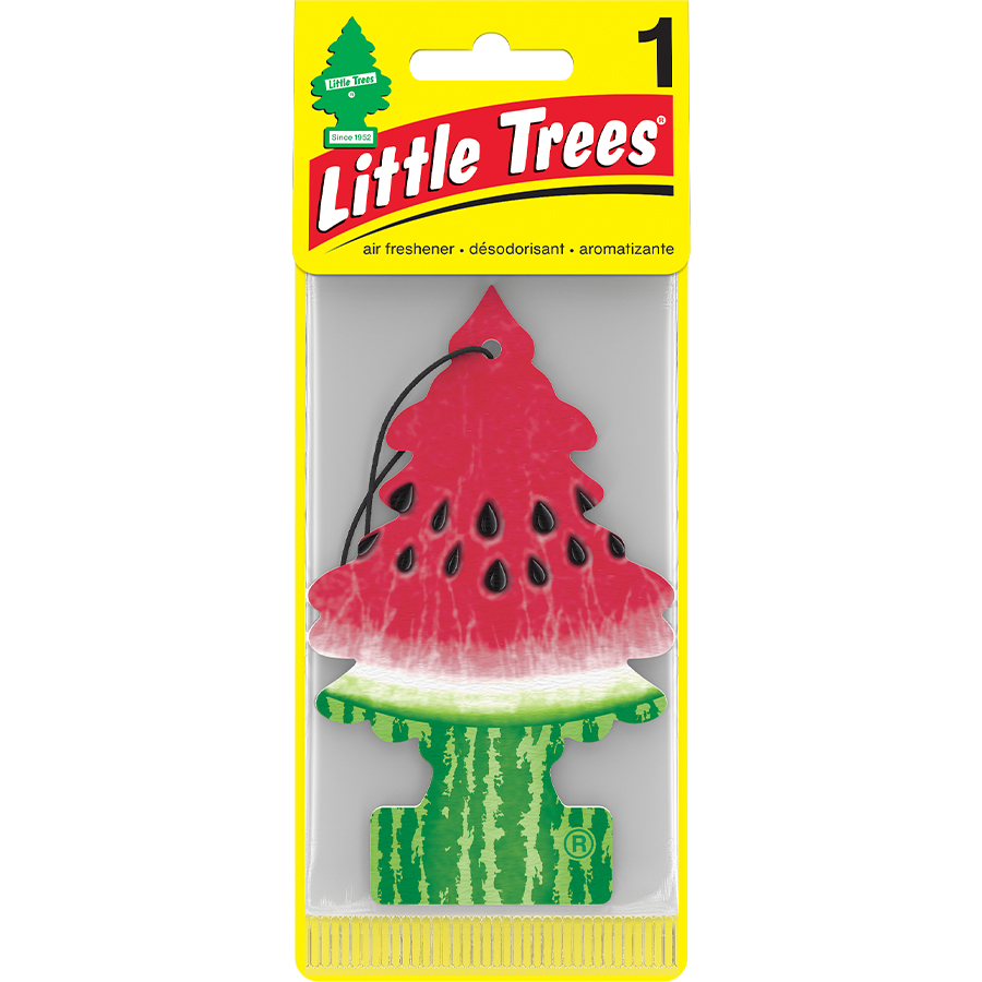 [13164] LITTLE TREES CAR FRESHENER 1 CT WATERMELON  (144 Pack)