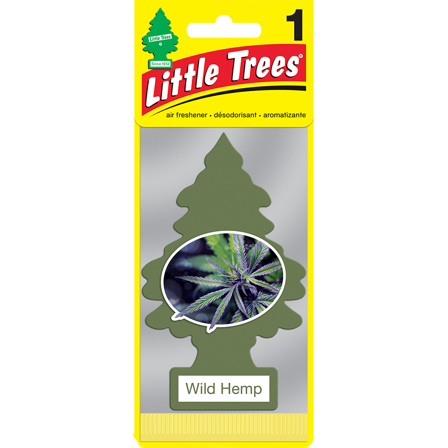 [13166] LITTLE TREES CAR FRESHENER 1 CT WILD HEMP  (144 Pack)