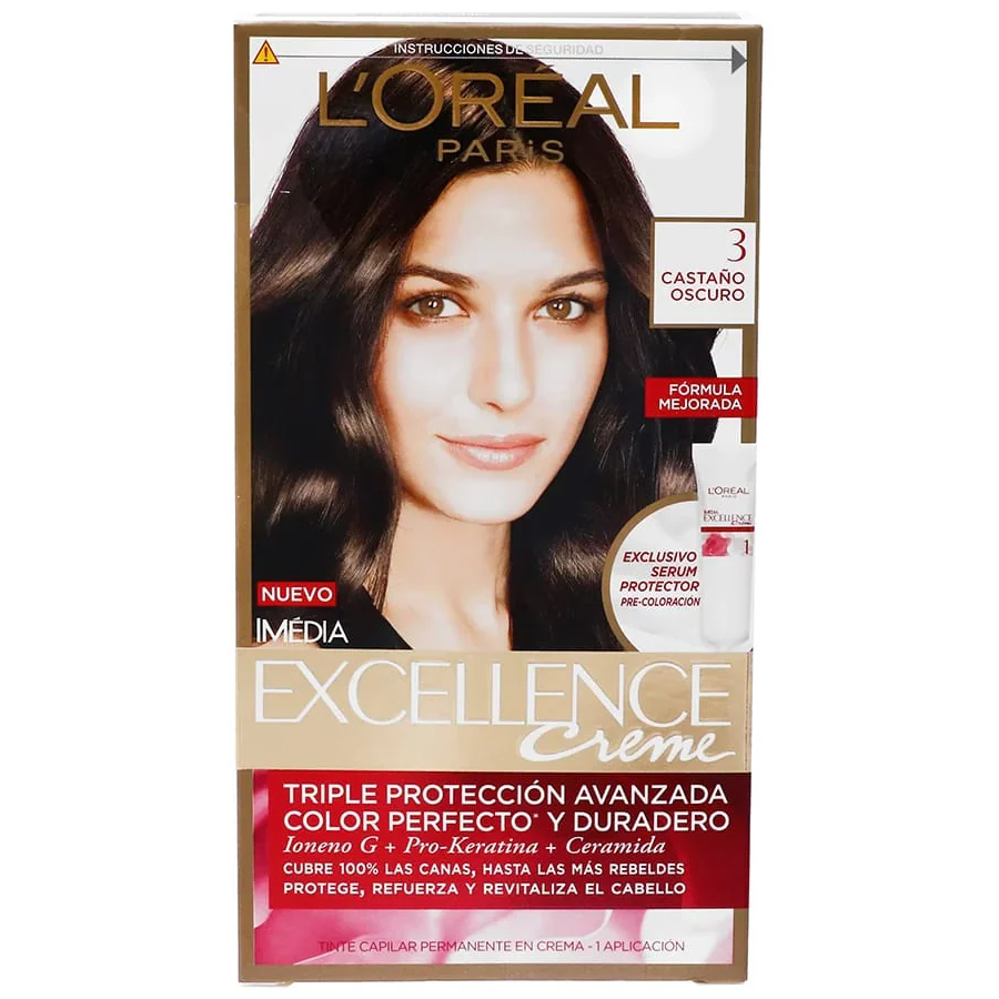 [13205] LOREAL HAIR COLOR  # 3  DARK CHESTNUT  (12 Pack)