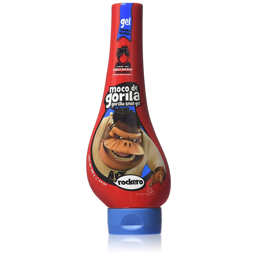 [13437] MOCO DE GORILA STYLING GEL 11.99 OZ RED(ROCKERO)  (12 Pack)