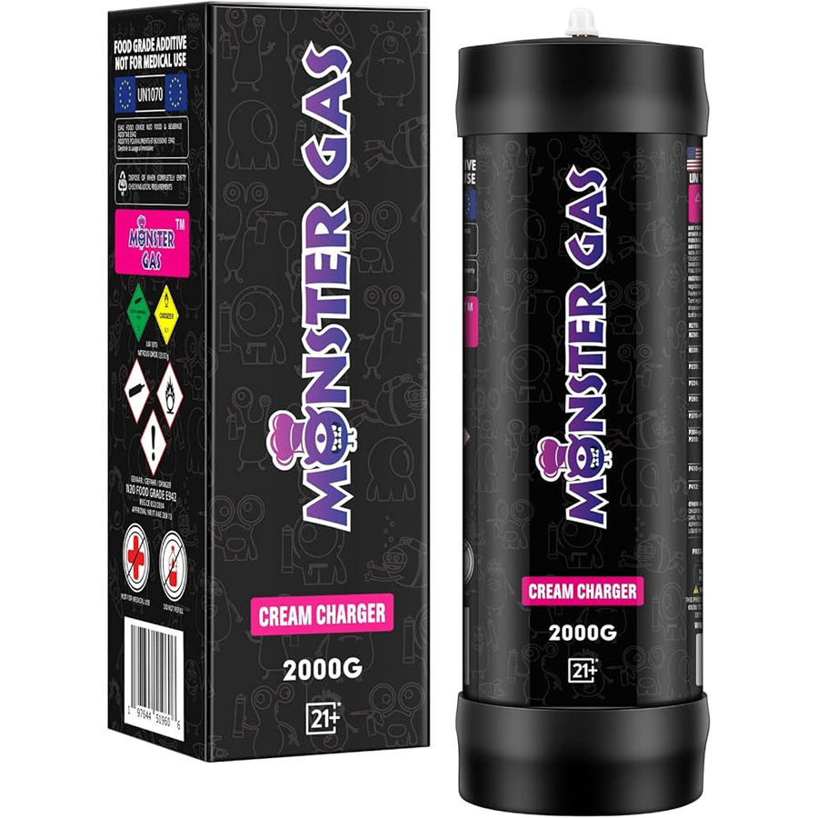 [13455] MONSTER GAS 2000 G 2PC/CS FOR FOOD PREPRATION ONLY  (1 Pack)