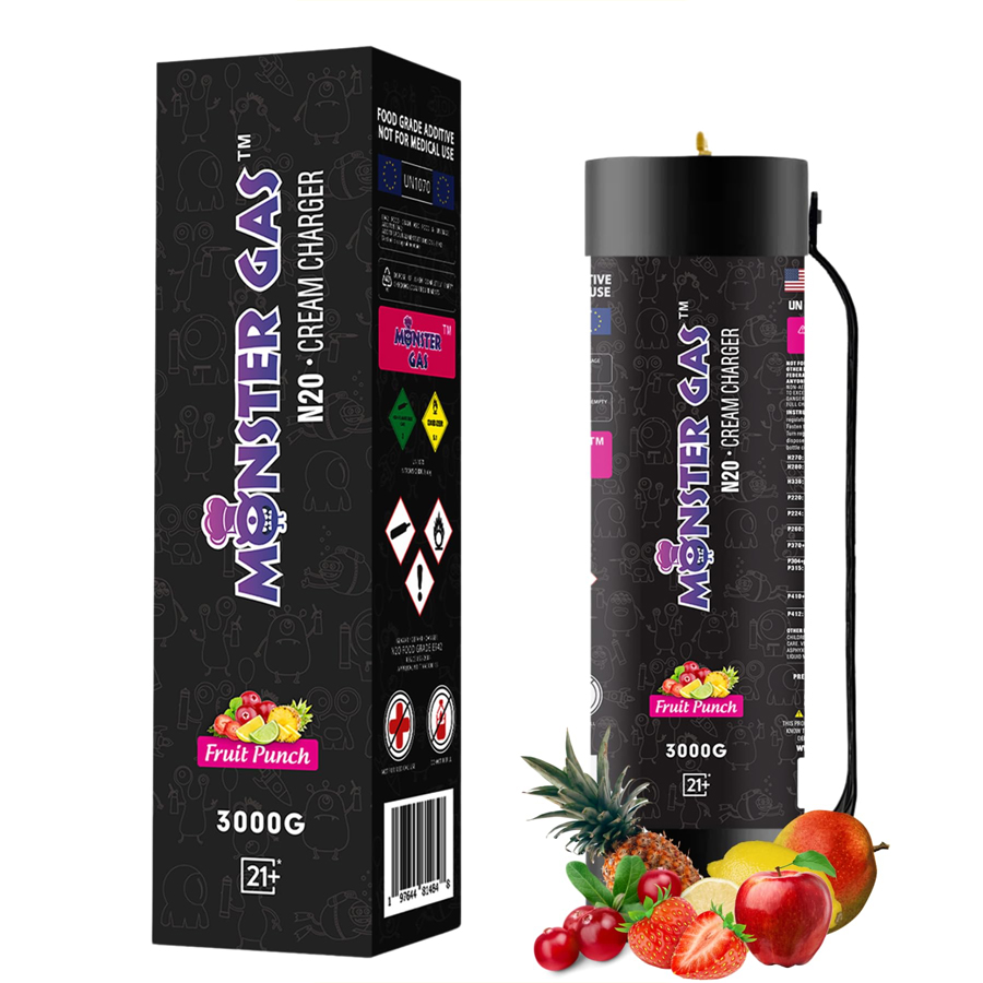 [13456] MONSTER GAS 3000 G 1PC/CS FOR FOOD PREPRATION ONLY  (1 Pack)