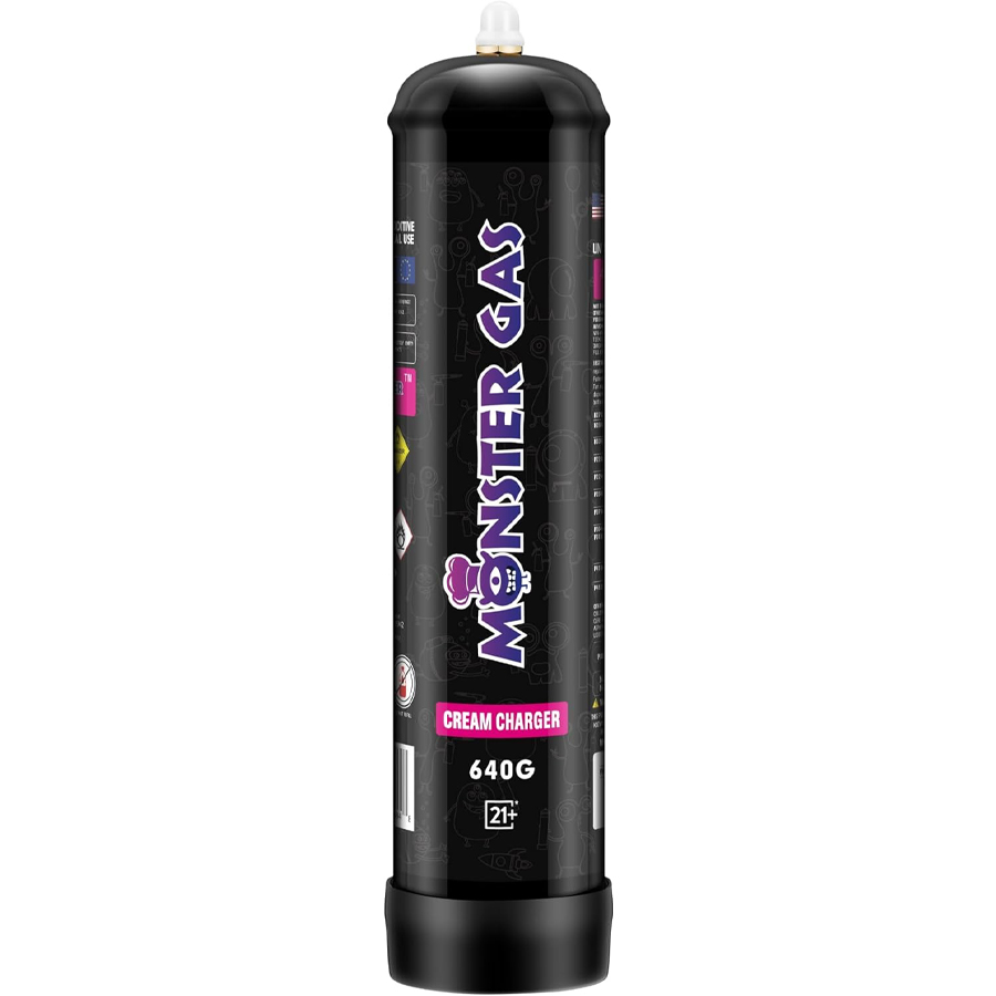 [13457] MONSTER GAS 640G 6PK/CS FOR FOOD PREPRATION ONLY  (1 Pack)