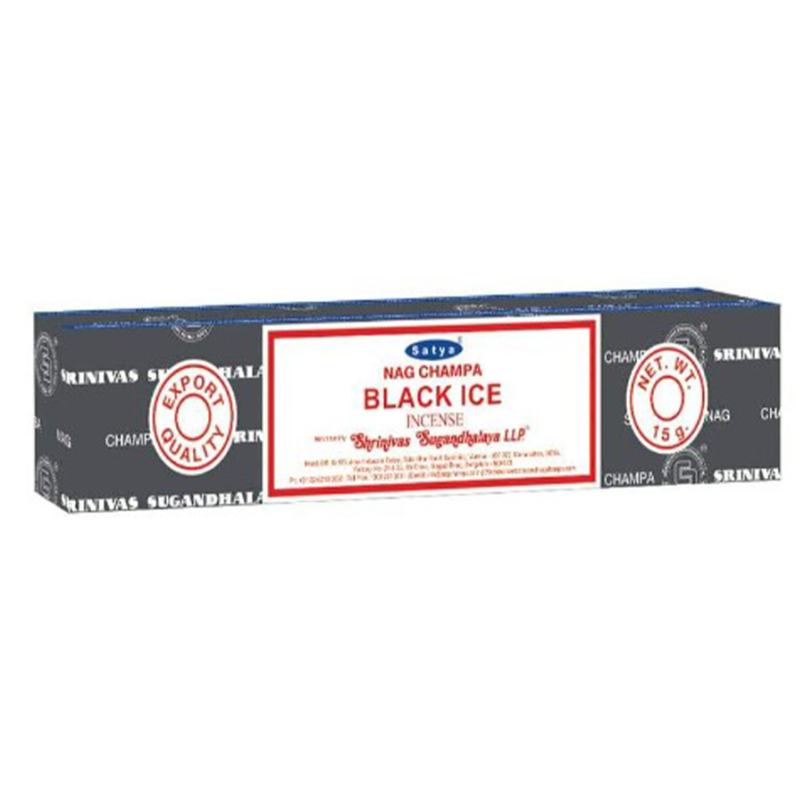 [13513] NAG CHAMPA INCENSE 15 G BLACK ICE / LAVENDER  (600 Pack)