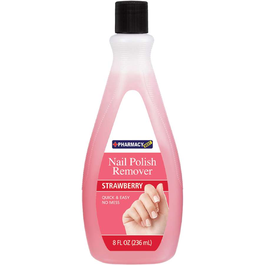 [13544] NAIL POLISH REMOVER 8 OZ STRAWBERRY  (24 Pack)