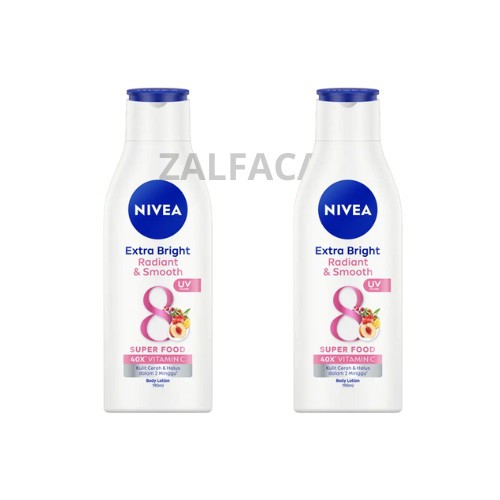 [13599] NIVEA BODY LOTION 190 ML EXTRA BRIGHT RADIANT & SMOOTH  (24 Pack)