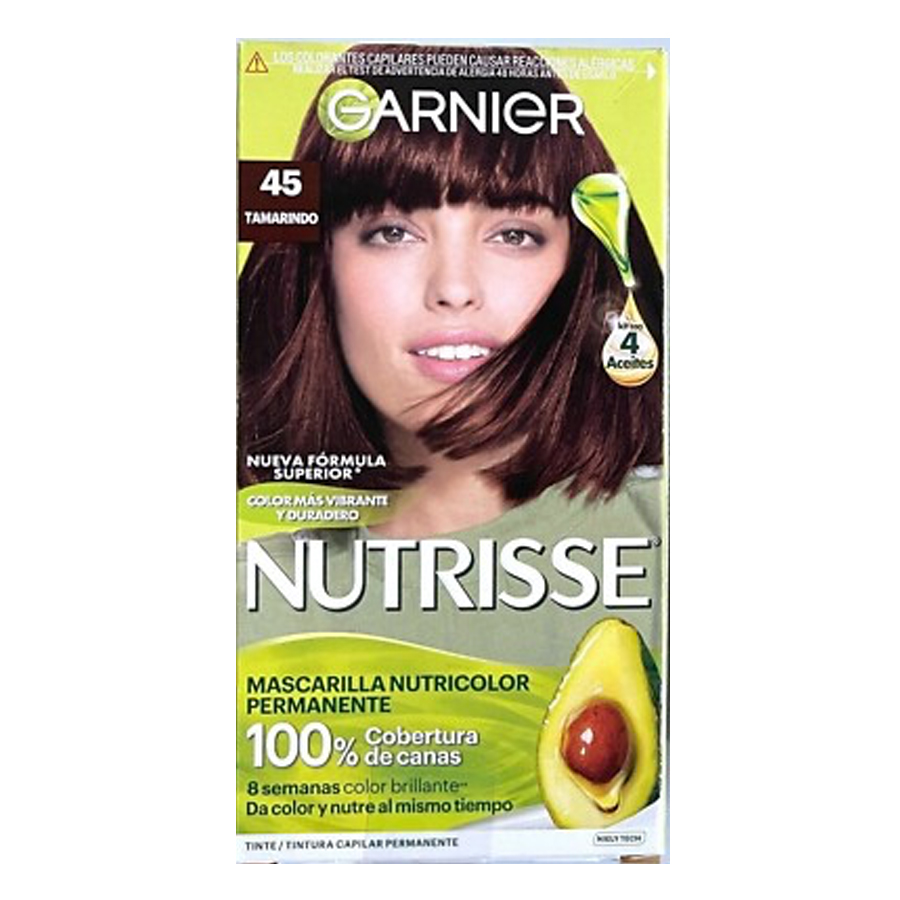 [13676] NUTRISSE HAIR COLOR 128 G # 45 TAMARINDO  (12 Pack)
