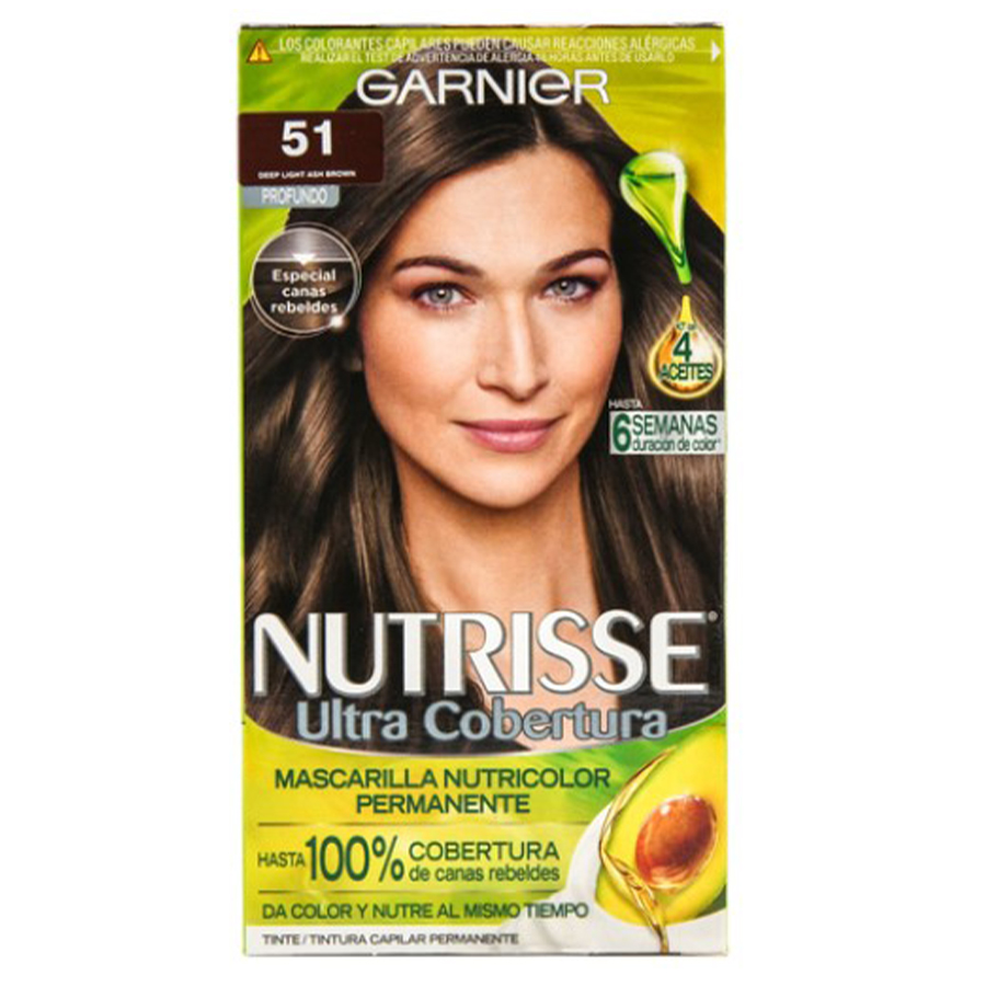[13679] NUTRISSE HAIR COLOR 128 G # 51 CASTANO CLARO  (12 Pack)