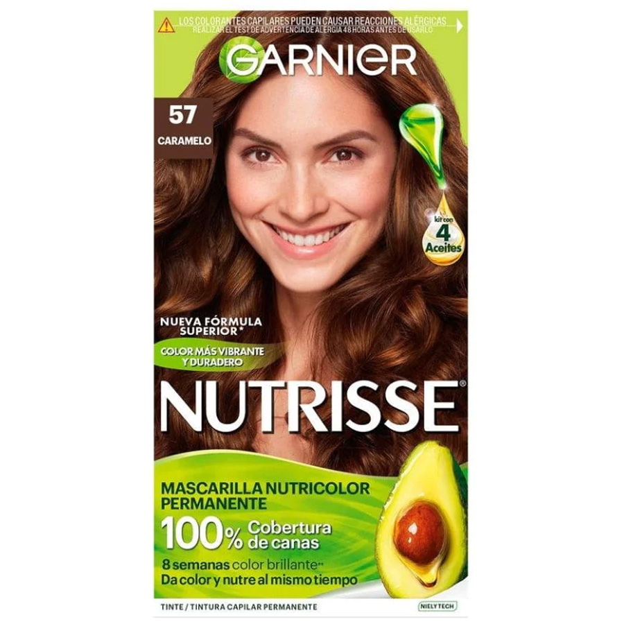 [13682] NUTRISSE HAIR COLOR 128 G # 57 CARAMELO  (12 Pack)