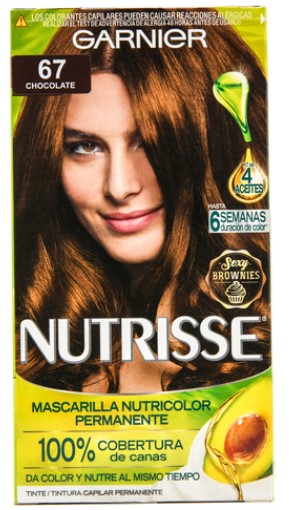 [13686] NUTRISSE HAIR COLOR 128 G # 67 CHOCOLATE  (12 Pack)