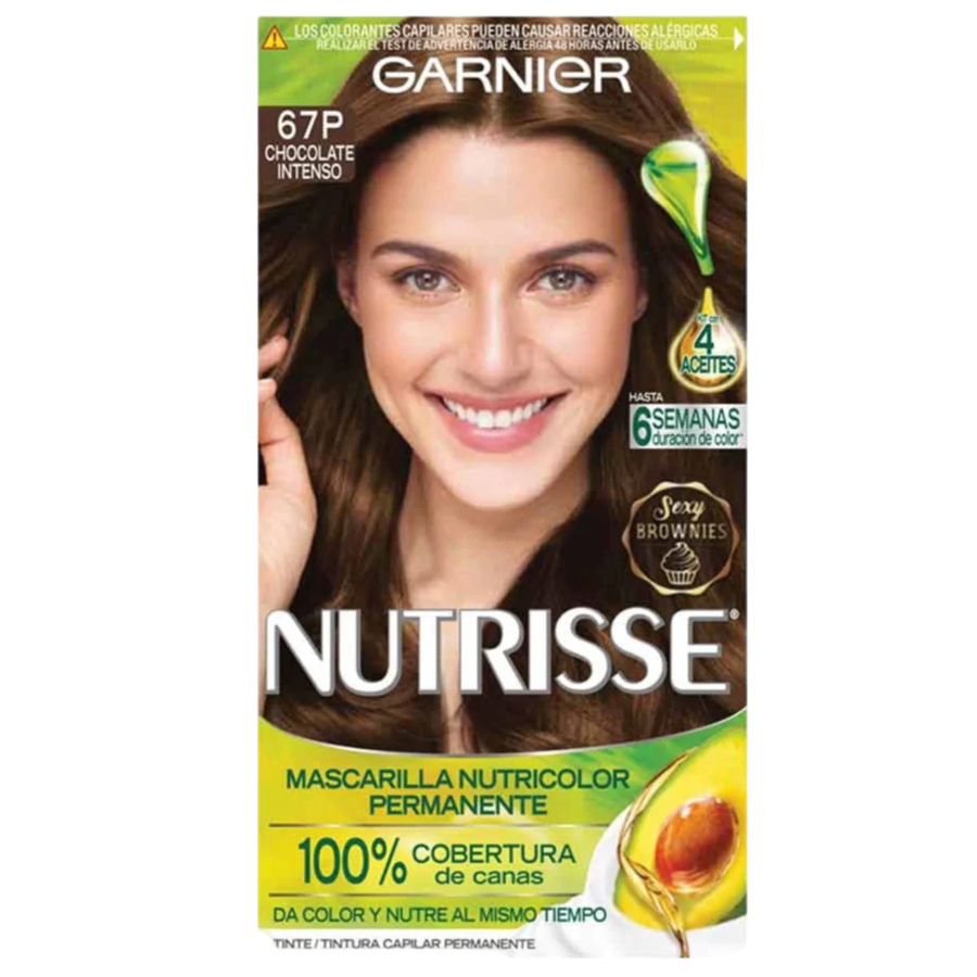 [13688] NUTRISSE HAIR COLOR 128 G # 67P CHOCOLATE ITNENSO  (12 Pack)