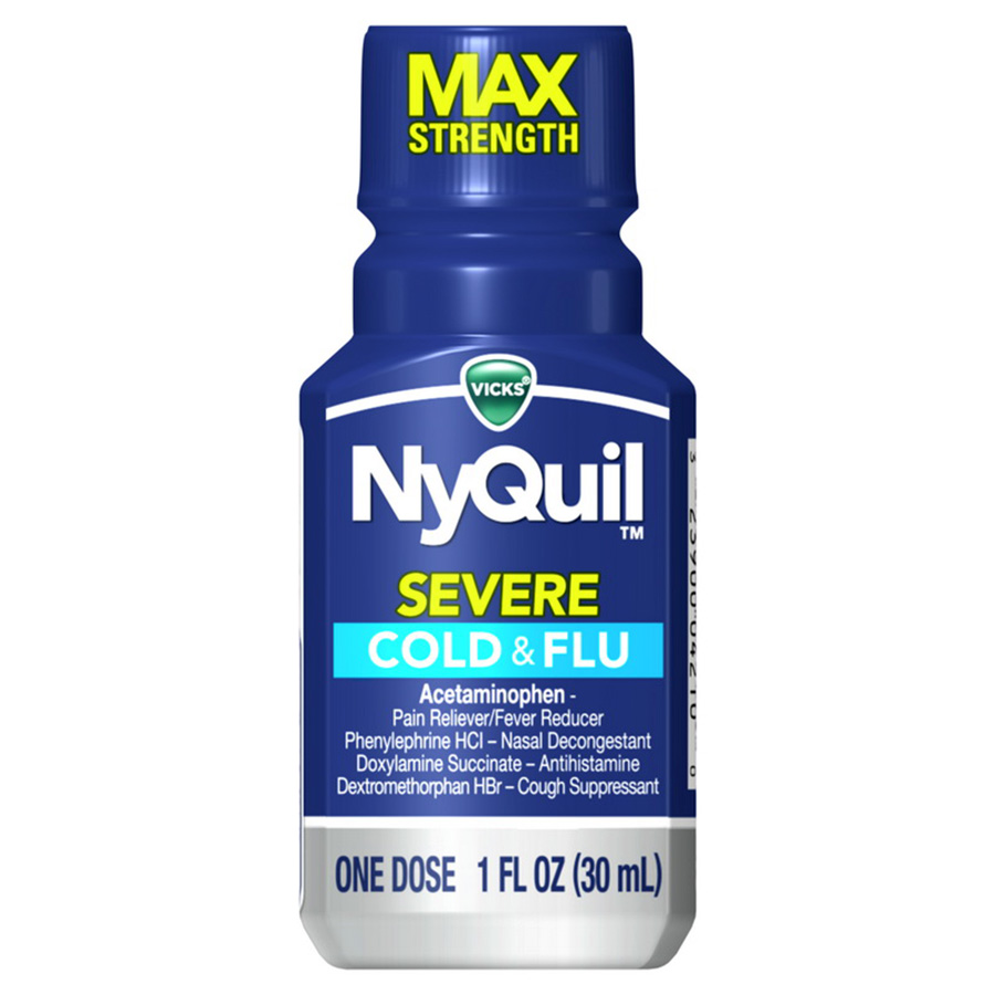 [13699] NYQUIL COLD & FLU 1 OZ ONE DOSE SEVERE  (32 Pack)