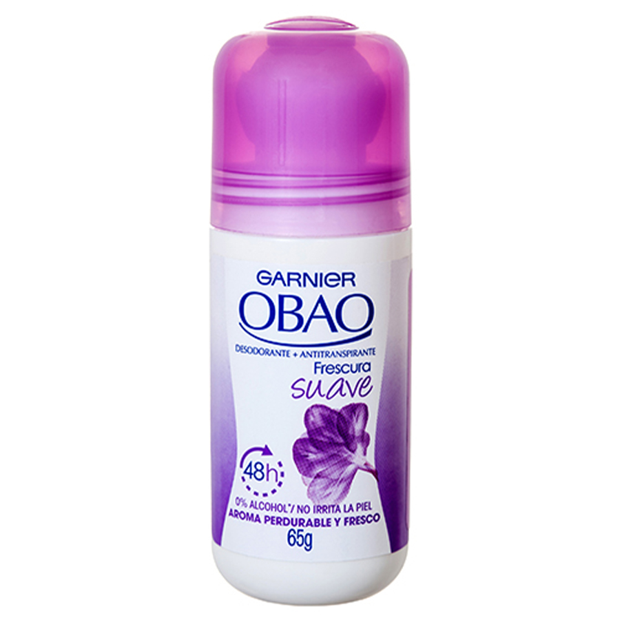 [13714] OBAO DEO ROLL ON 65 G FRESCURA SUAVE  (24 Pack)