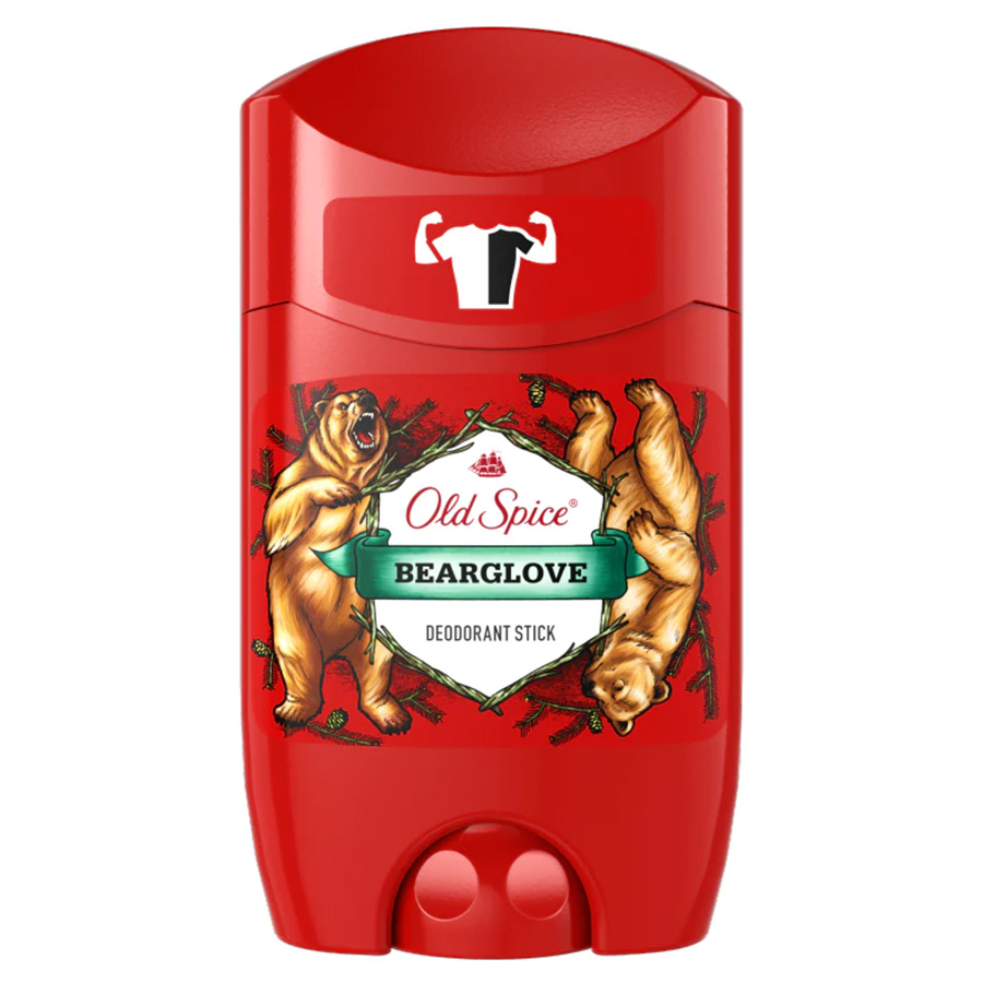 [13804] OLD SPICE DEO STICK 1.7 OZ / 50 ML BEARGLOVE  (6 Pack)