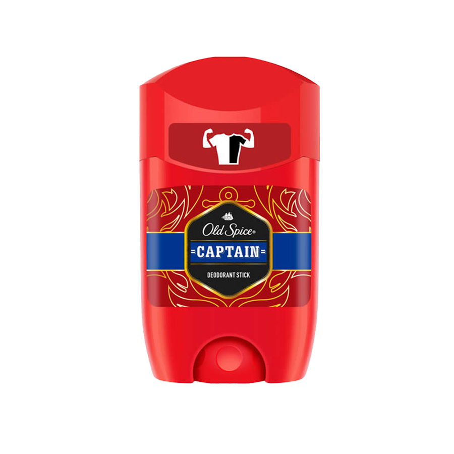 [13805] OLD SPICE DEO STICK 1.7 OZ / 50 ML CAPTAIN  (6 Pack)