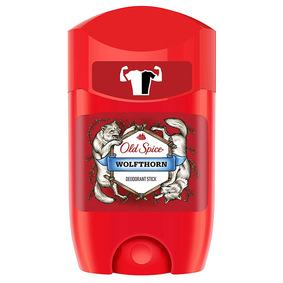 [13815] OLD SPICE DEO STICK 1.7 OZ / 50 ML WOLFTHORN  (6 Pack)