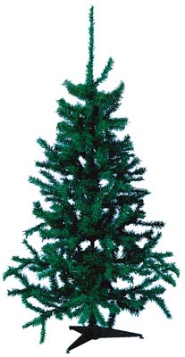 PARTY SOLUTIONS CHRISTMAS TREE 6 FT/330 TIPS TIPS GREEN  (1 Pack)