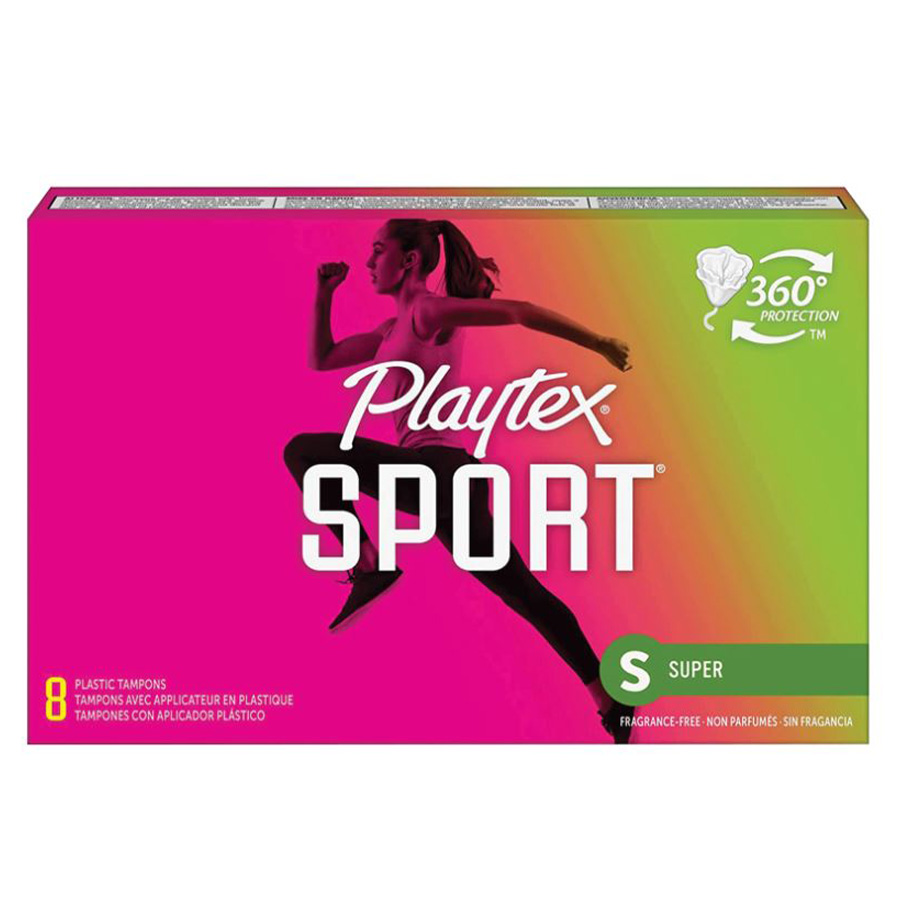 [14144] PLAYTEX TAMPON 8CT SPORT SUPER  (48 Pack)