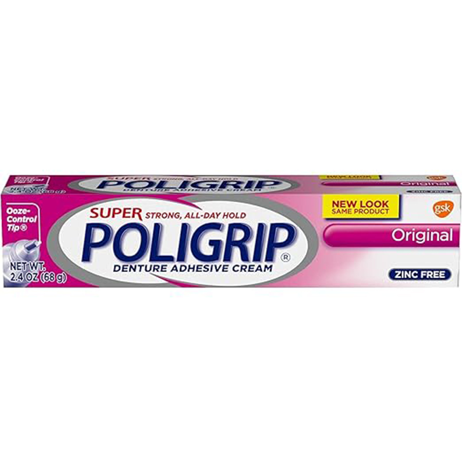 [14167] POLIGRIP DENTURE CLEANER 2.4 OZ ORIGINAL  (24 Pack)