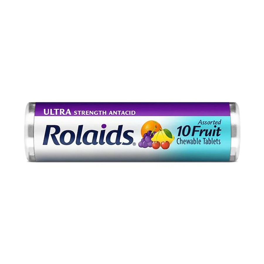 ROLAIDS ANTACID 10 CT ULTRA  ASSORTED FRUIT TRAY  (288 Pack)