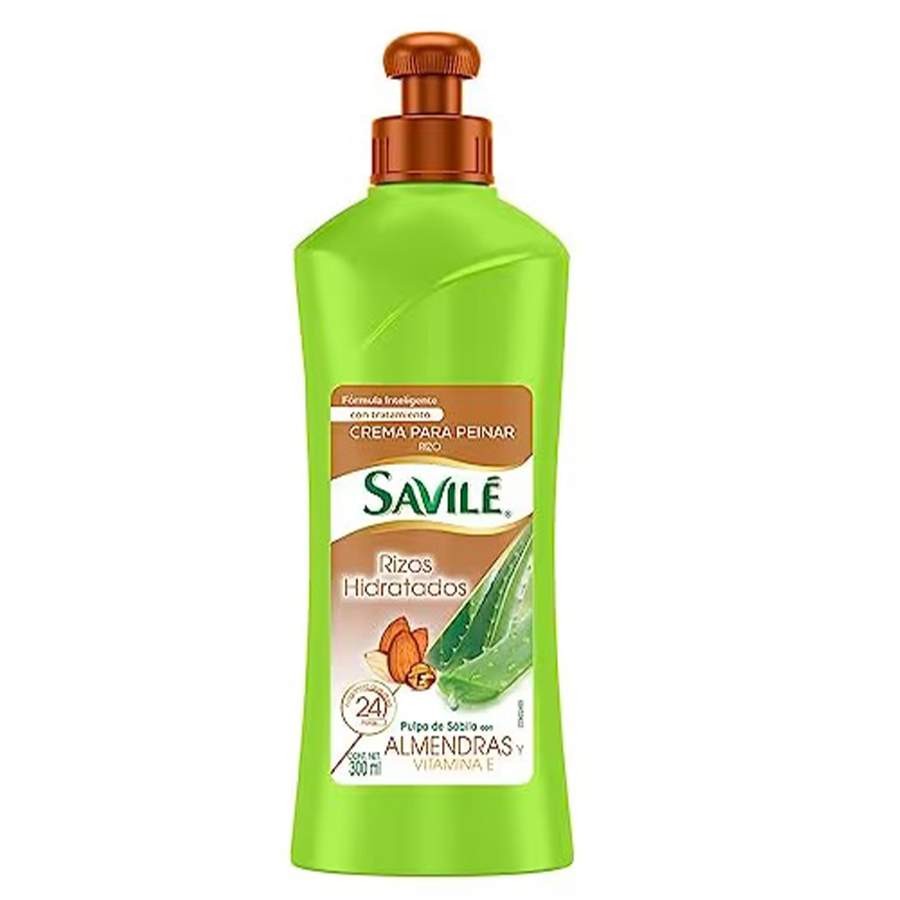 [14436] SAVILE HAIR CREAM 300 ML RIZO ALMENDRA P/PEINAR  (12 Pack)