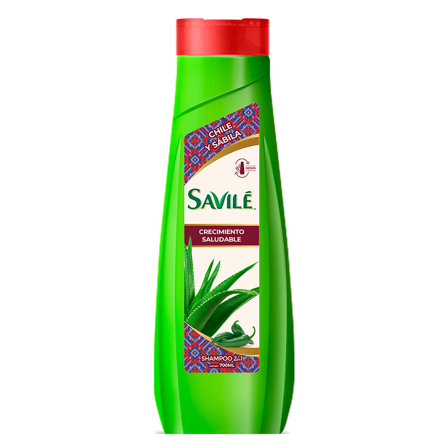 [14441] SAVILE SHAMPOO 700 ML 2 IN 1 CHILE & ALOE  (12 Pack)