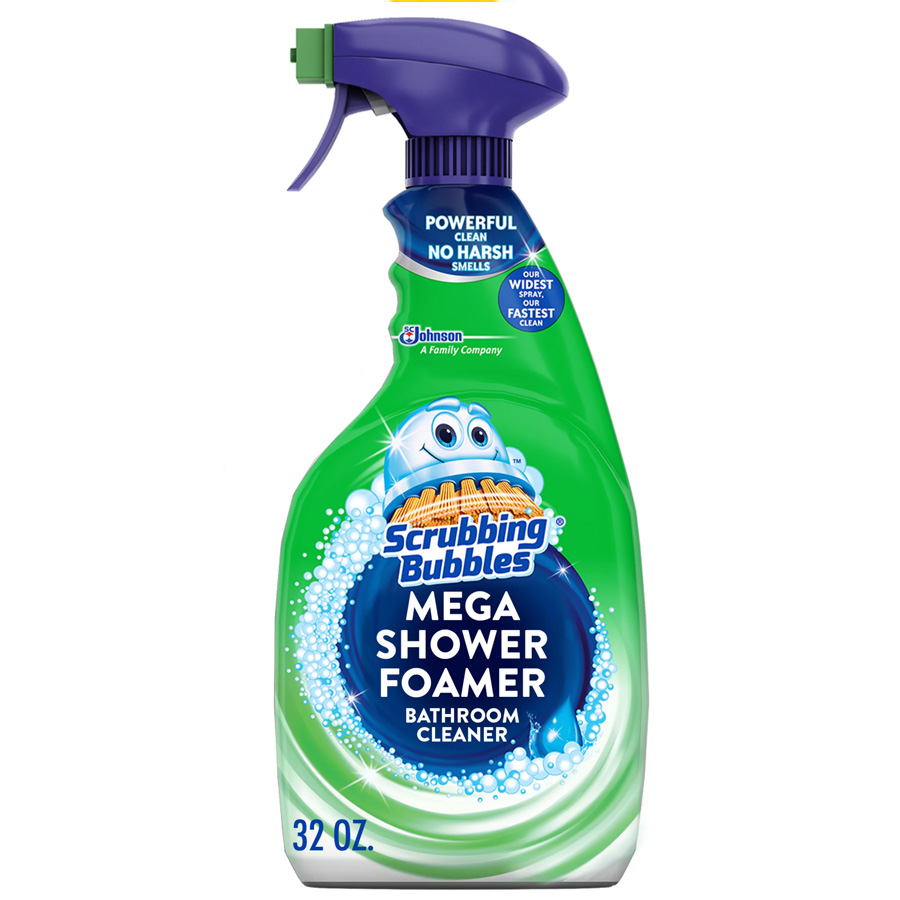 [14477] SCRUBBING BUBBLES MEGA SHOWER FOAMER 32 OZ RAINSHOWER  (8 Pack)