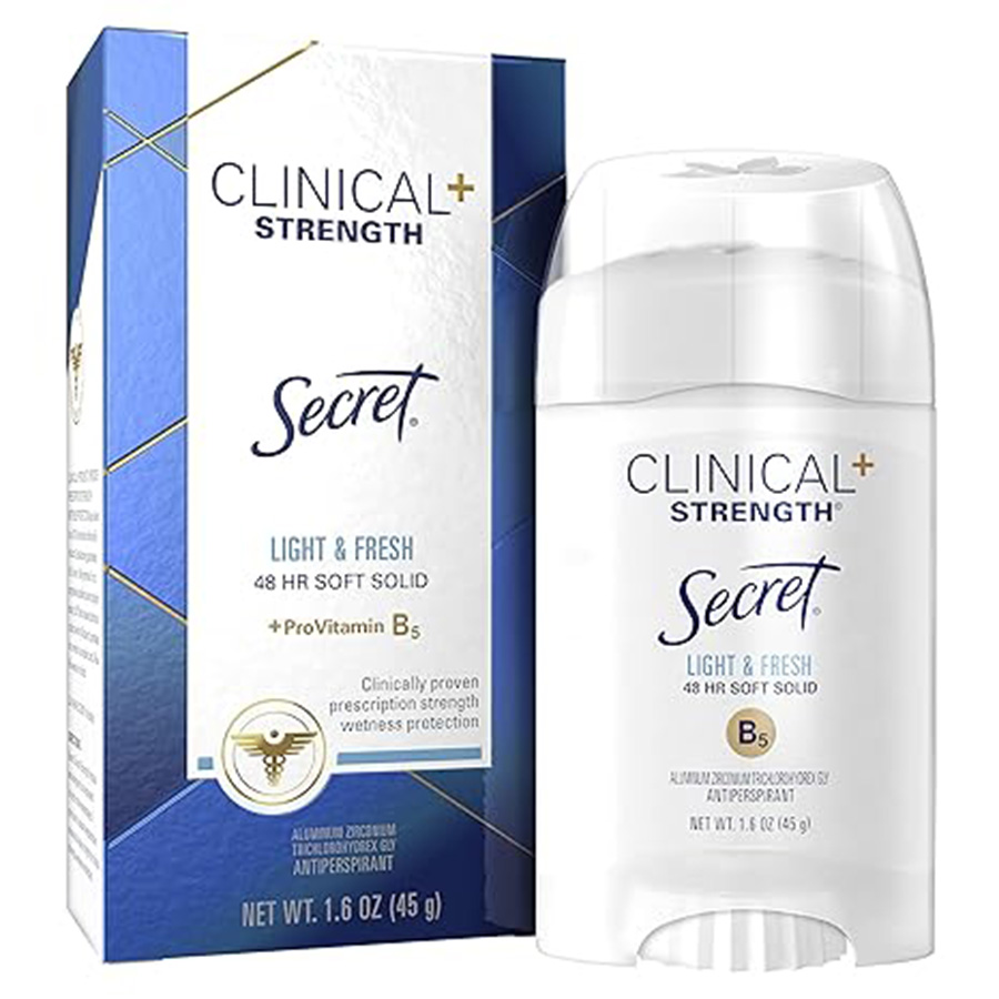 [14491] SECRET DEODORANT STICK 1.6 OZ CS SOLD LIGHT & FRESH  (12 Pack)