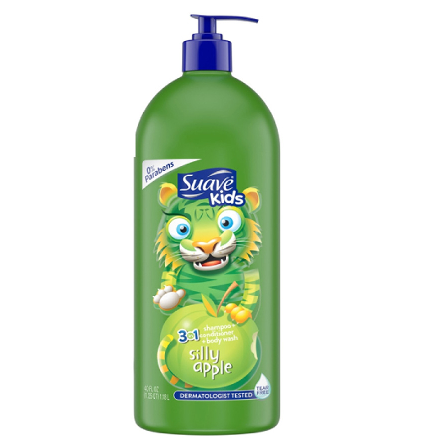 [14846] SUAVE KIDS 3 IN 1 40 OZ APPLE  (3 Pack)