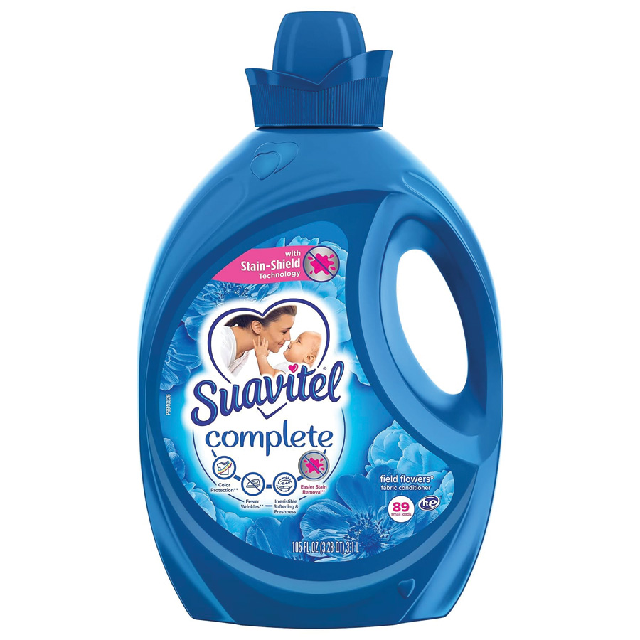 [14866] SUAVITEL FABRIC SOFTENER 105 OZ FIELD FLOWERS SKU#US06524A  (4 Pack)