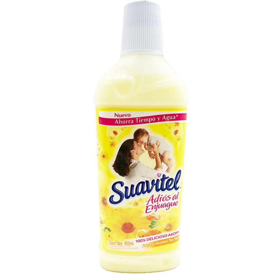 [14884] SUAVITEL FABRIC SOFTENER 450 ML AROMA DESOL (YELLOW)  (12 Pack)