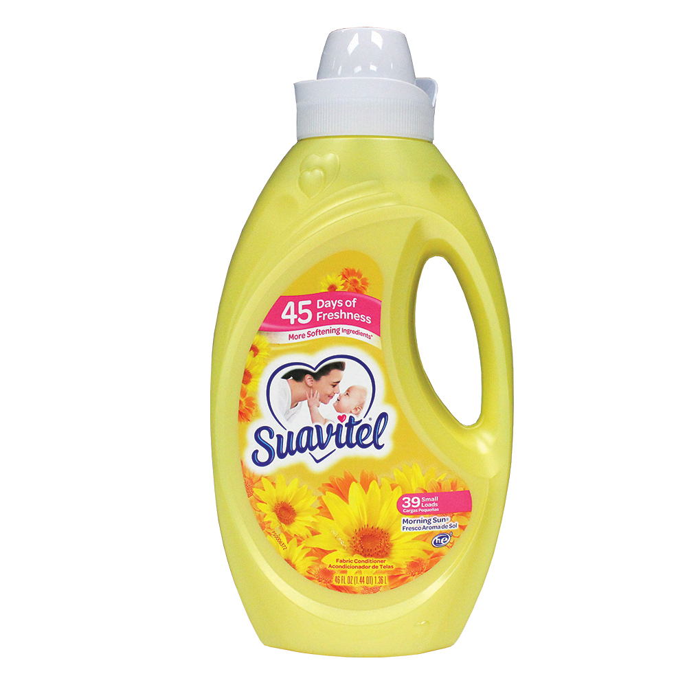 [14889] SUAVITEL FABRIC SOFTENER 46 OZ MORNING SUN  (6 Pack)