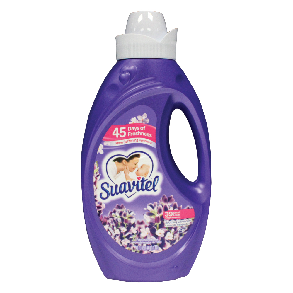 [14890] SUAVITEL FABRIC SOFTENER 46 OZ SOOTHING LAVENDER  (6 Pack)
