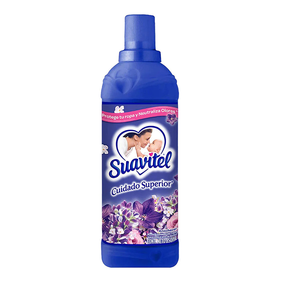[14902] SUAVITEL FABRIC SOFTENER 850 ML ANOCHECER (DARK BLUE)  (12 Pack)