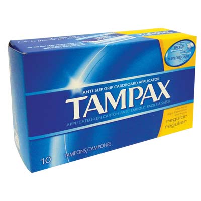 [14974] TAMPAX TAMPON 10 CT REGULAR  (48 Pack)