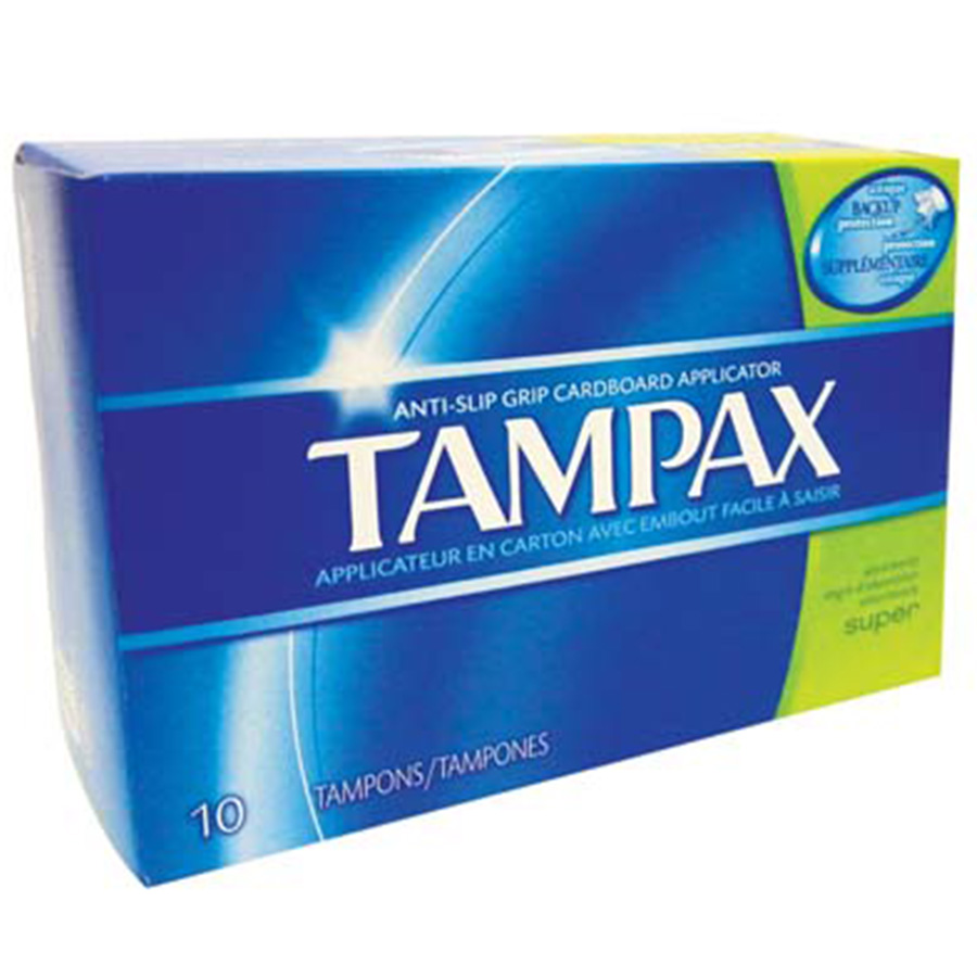 [14975] TAMPAX TAMPON 10 CT SUPER  (48 Pack)