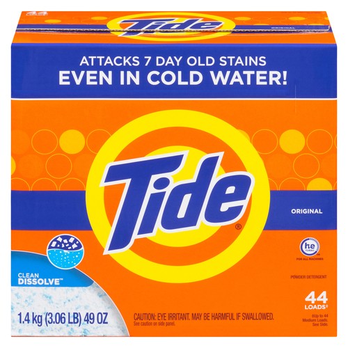 [15024] TIDE DETERGENT POWDER 1.4 KG / 49 OZ ORIGINAL SCENT  (4 Pack)