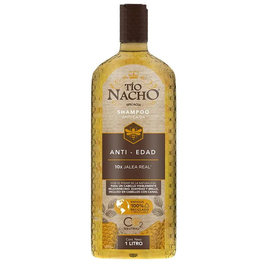 [15094] TIO NACHO SHAMPOO 1 L ANTI EDAD  (6 Pack)