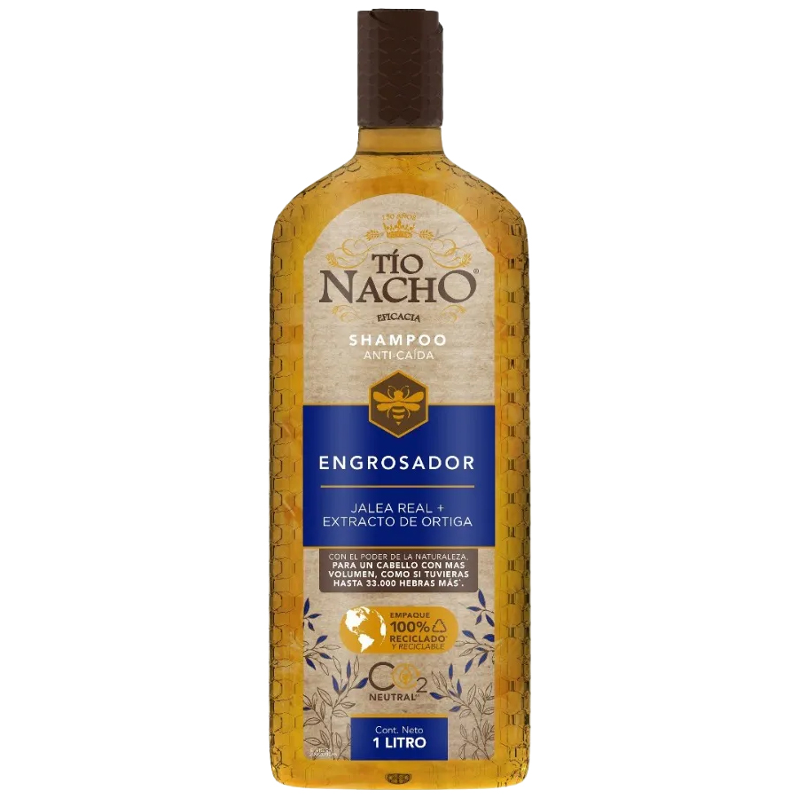 [15095] TIO NACHO SHAMPOO 1 L ENGROSADOR  (6 Pack)
