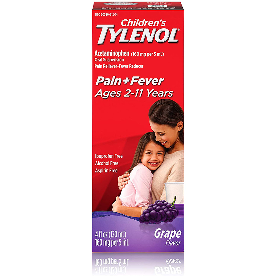 TYLENOL CHILDREN 4 OZ PAIN & FEVER GRAPE  (36 Pack)